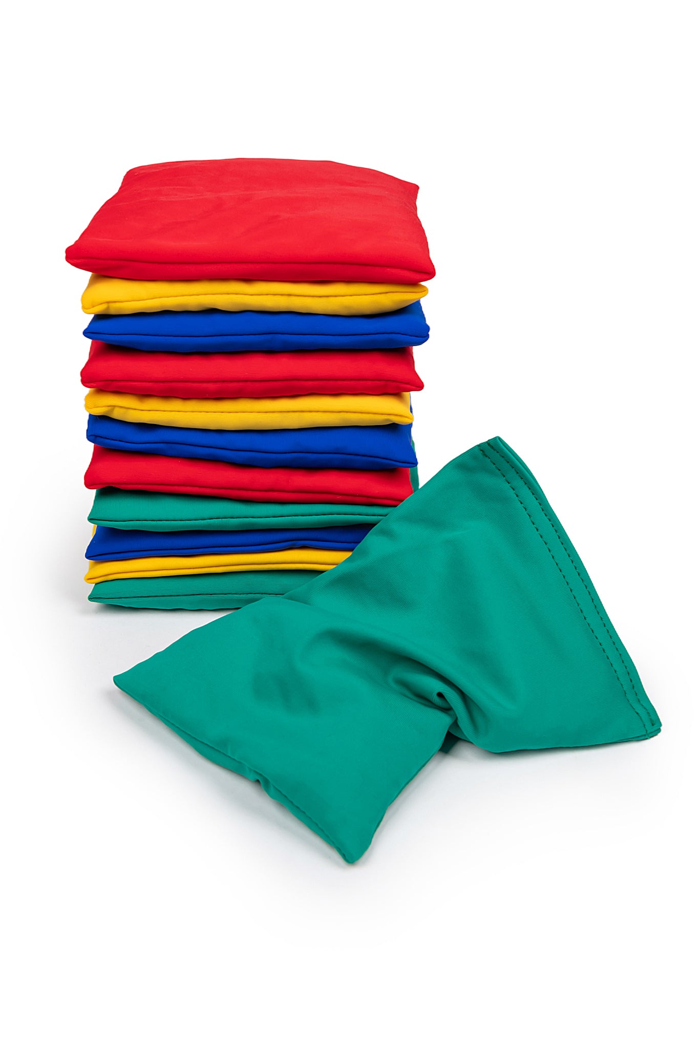 PUFES DE LYCRA ECONÓMICOS, 12 unidades