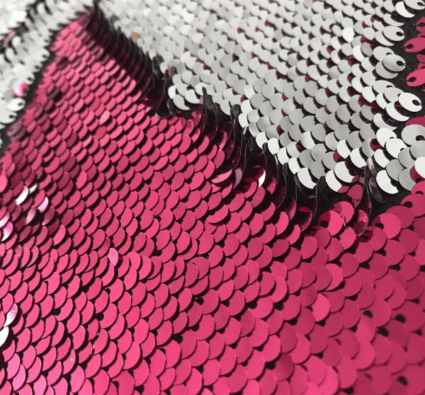 Almohada de regazo con lentejuelas de dos tonos