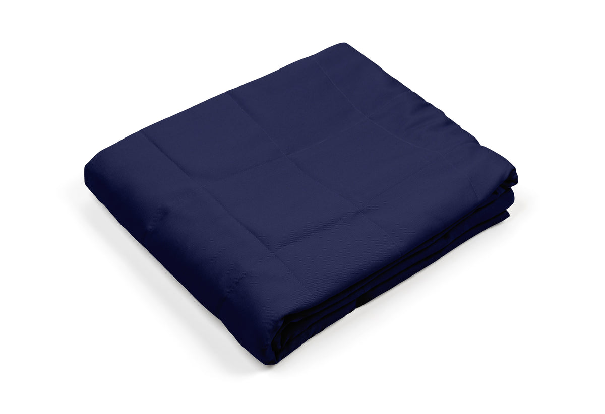 NAVY BLUE COTTON WEIGHTED BLANKET