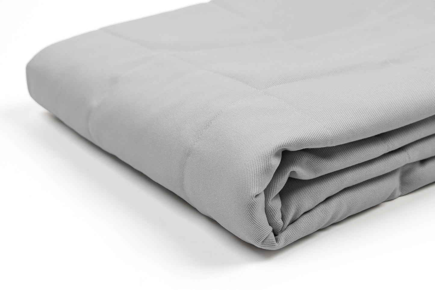 LIGHT GREY COTTON WEIGHTED BLANKET