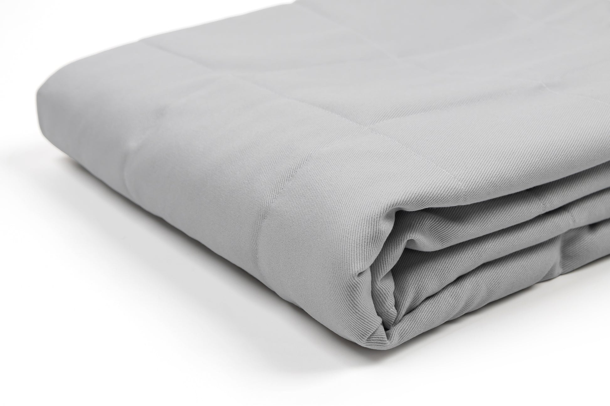 LIGHT GREY COTTON WEIGHTED BLANKET