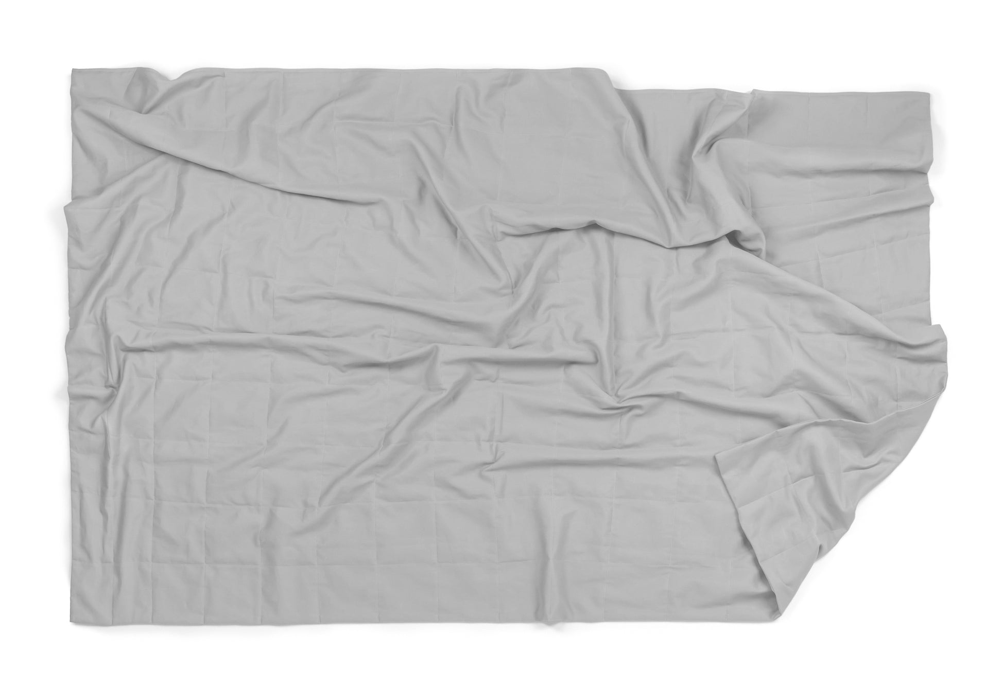 LIGHT GREY COTTON WEIGHTED BLANKET
