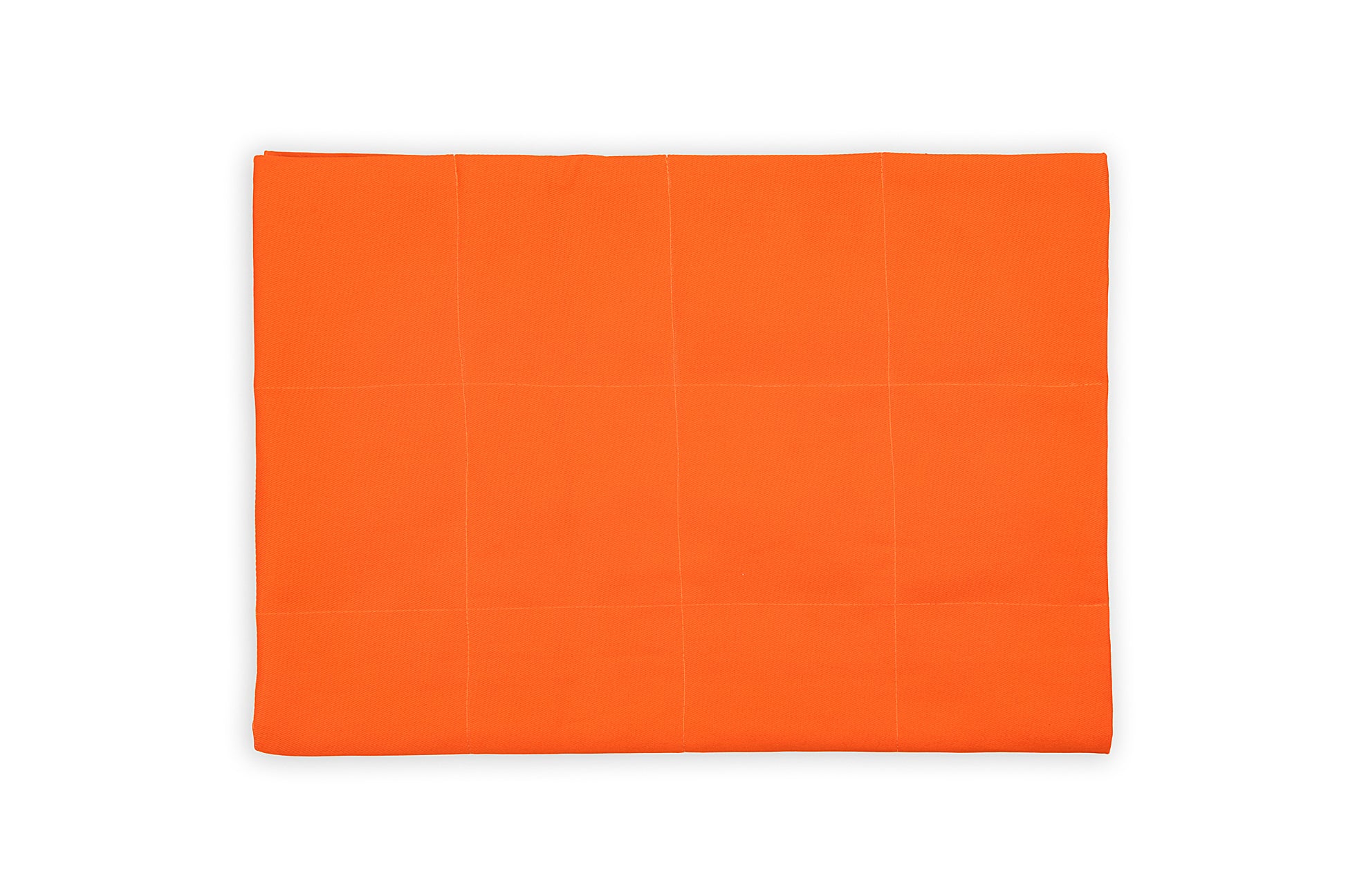 orange backing of FOREST PARTY WEIGHTED BLANKET