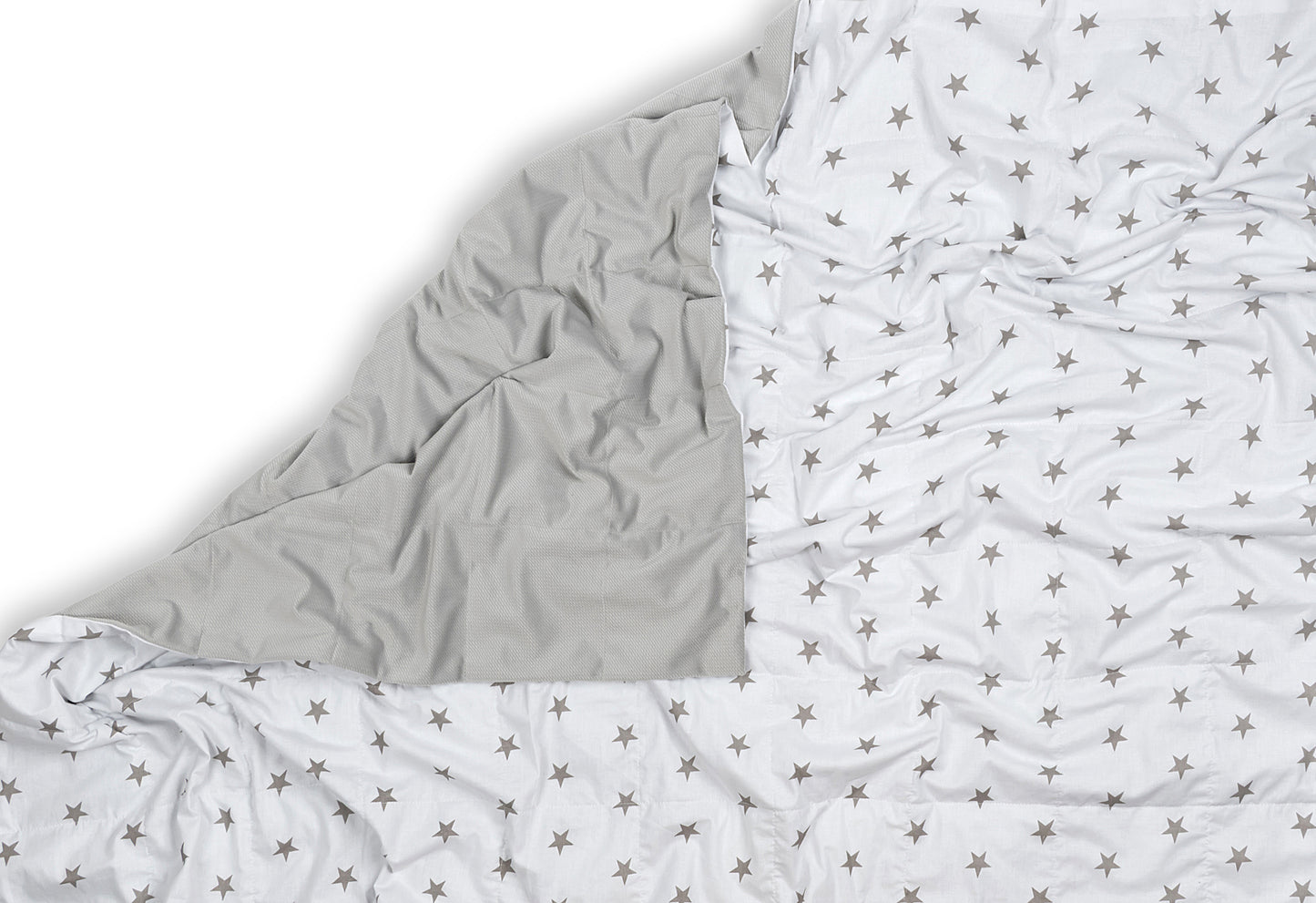 GREY STARS WEIGHTED BLANKET