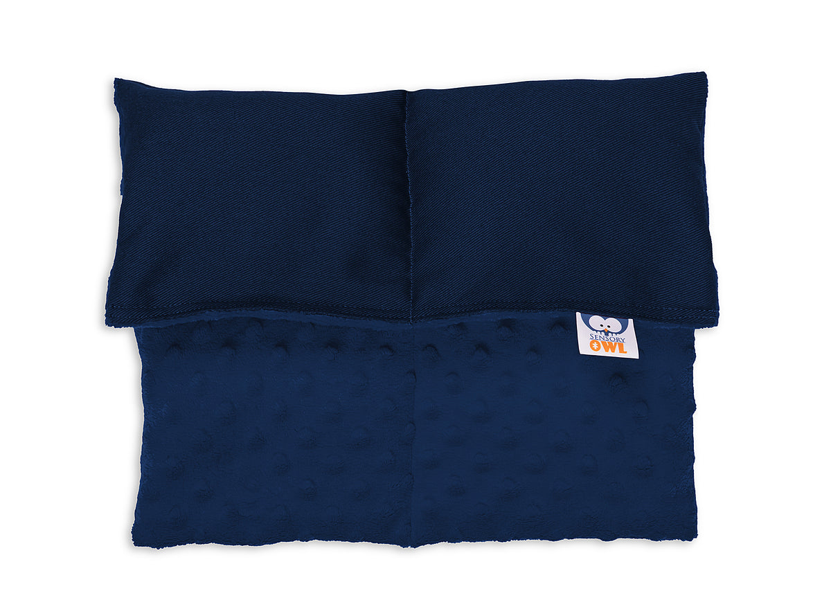 Plush Comfort Weighted Lap Pad navy colour