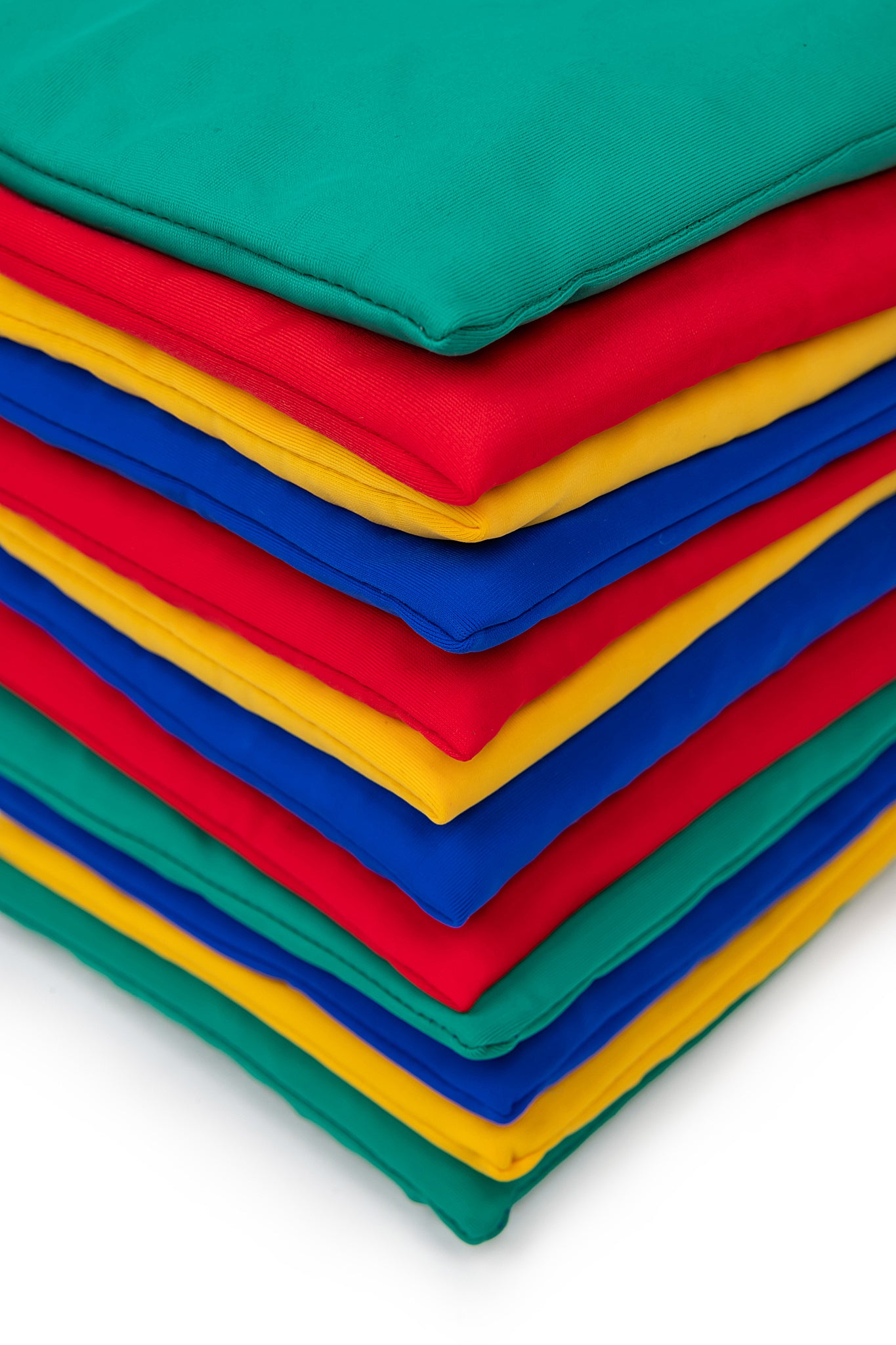 PUFES DE LYCRA ECONÓMICOS, 12 unidades