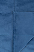Cargar imagen en el visor de la galería, VELVET TOP WEIGHTED BLANKET IN NAVY BLUE 