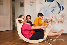 Cargar imagen en el visor de la galería, Mother with children playing in Good Wood Rocker 