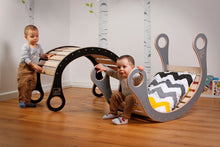 Cargar imagen en el visor de la galería, children playing with good wood rocker 