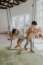 Cargar imagen en el visor de la galería, two boys swinging on SENSORY PLATFORM- GOOD WOOD