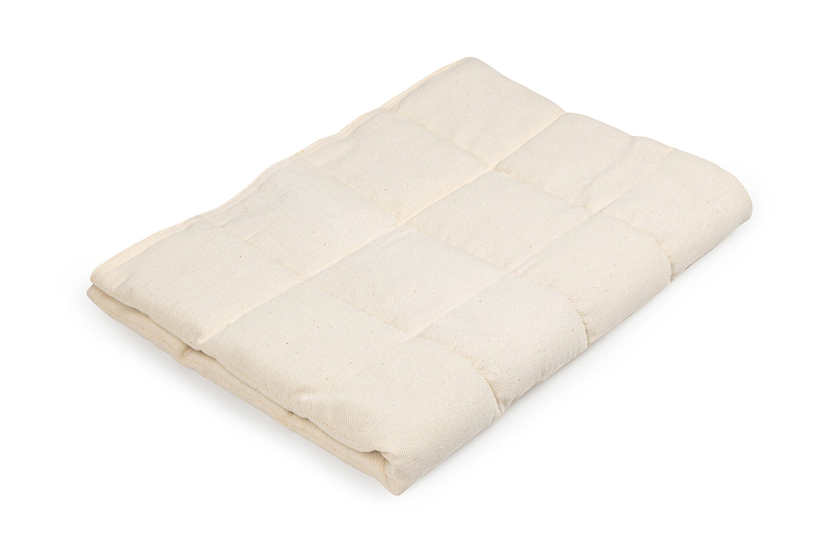 90x120cm, Natural Cotton Weighted Blanket 2.5kg