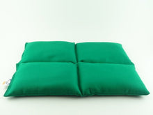 Cargar imagen en el visor de la galería, cotton weighted lap pillow in green senory owl 