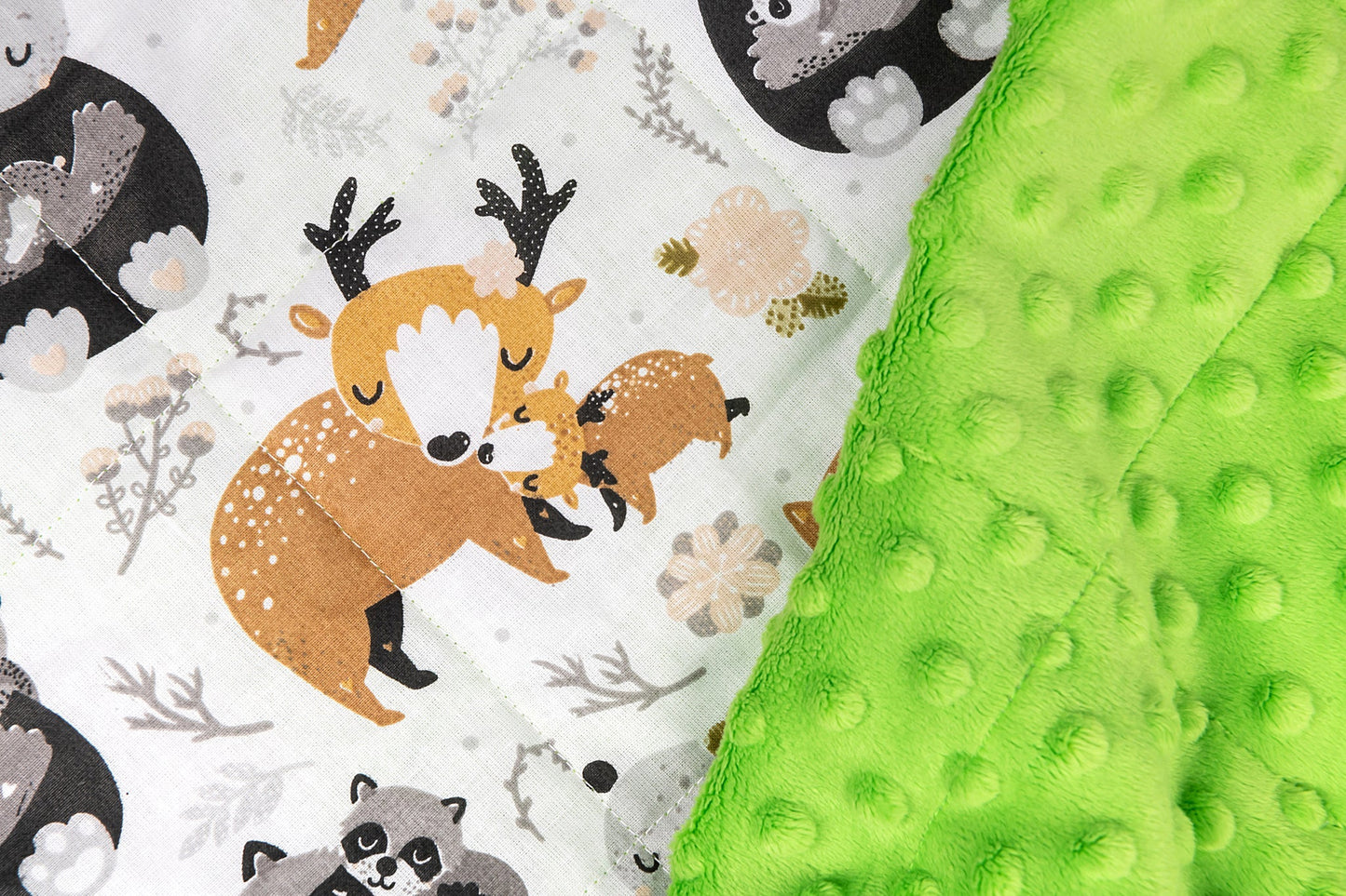 FOREST FAMILY MINKY WEIGHTED BLANKET | SENSORY OWL