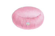 Cargar imagen en el visor de la galería, pink velvet zafu pillow | sensory owl