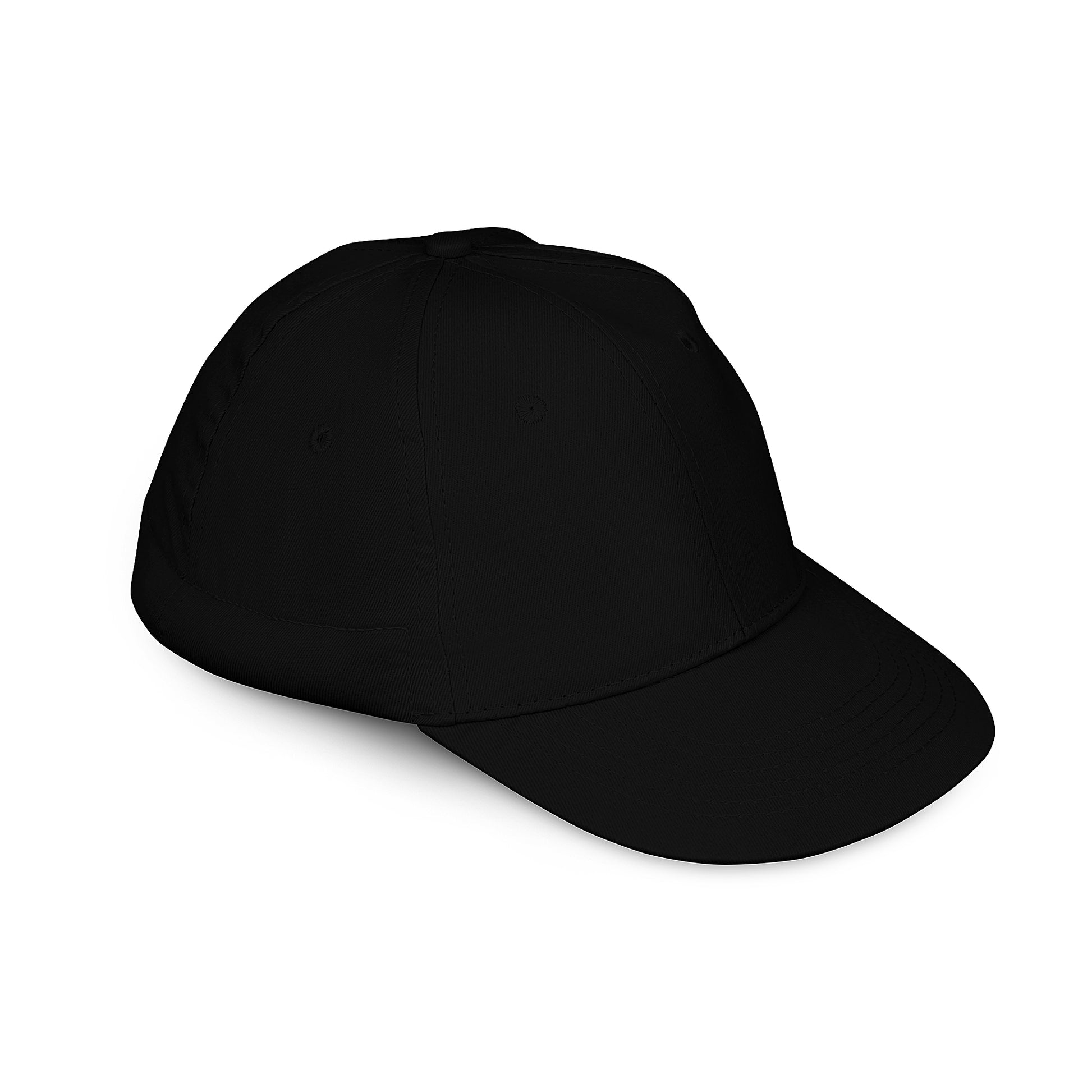 side of black weighted sensory calm cap