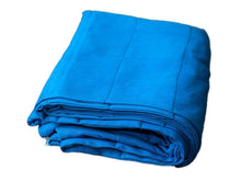 Cargar imagen en el visor de la galería, blue cotton weighted blanket