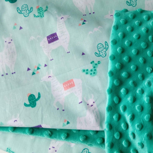 LLAMAS MINKY WEIGHTED BLANKET | SENSORY OWL