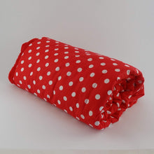 Cargar imagen en el visor de la galería, Red Polka Dot &amp; Red Minky Weighted Blanket | 135x200cm, 7kg | Sensory Owl