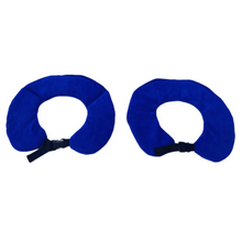 Cargar imagen en el visor de la galería, blue weighted collars with black clip by sensory owl